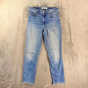 TRAVE Irina Slim Cropped Jeans Womens Size 27 Blue Med Wash Denim